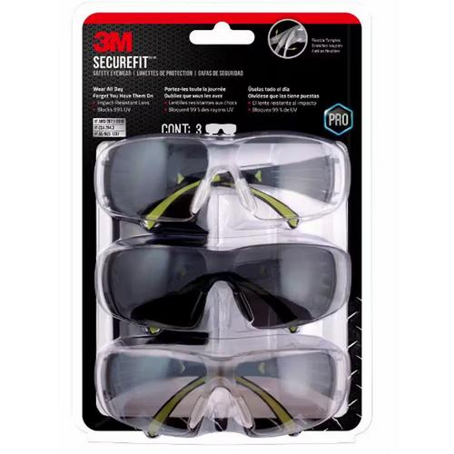 3M SecureFit 400 Series Anti-Fog Lens Safety Eyeware - Primary Image