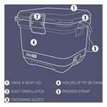 Coleman Pro 25-Quart Hard Cooler - Thumbnail 6 of 6