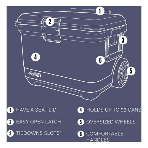 Coleman Pro 55-Quart Hard Cooler - Primary Image