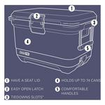 Coleman Pro 45-Quart Hard Cooler - Thumbnail 6 of 6