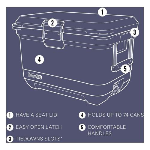 Coleman Pro 45-Quart Hard Cooler - Primary Image