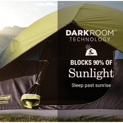 Coleman Dark Room Sunroom 4-Person Camping Tent - Primary Image