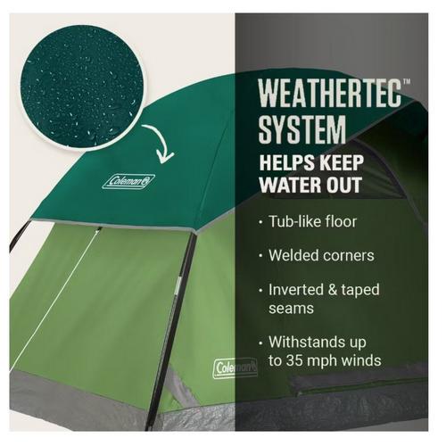 Coleman 4-Person Sundome Camping Tent - Primary Image