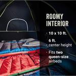 Coleman 6-Person Dark Room Sundome Tent - Thumbnail 5 of 11