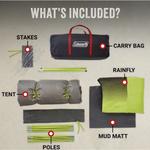 Coleman 6-Person Dark Room Sundome Tent - Thumbnail 6 of 11