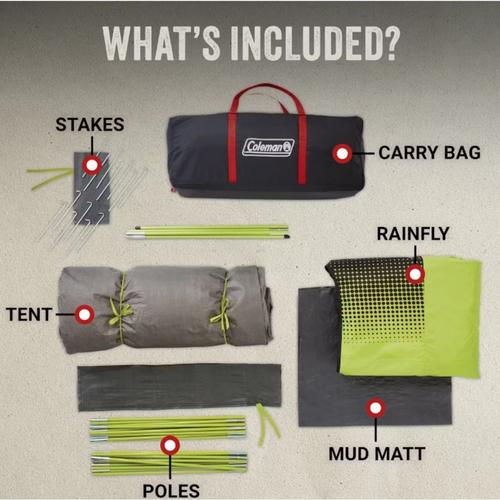 Coleman 6-Person Dark Room Sundome Tent - Primary Image