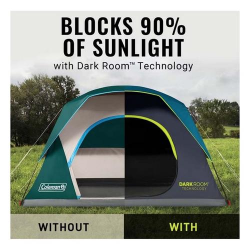 Coleman Dark Room Skydome 8-Person Camping Tent - Primary Image