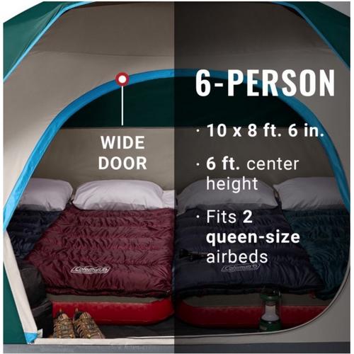 Coleman 6-Person Skydome Camping Tent - Primary Image