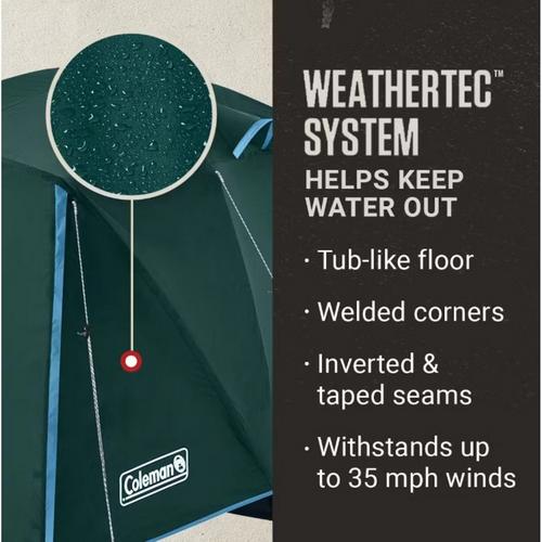 Coleman Skydome 4-Person Camping Tent With Full-Fly Vestibule - Primary Image