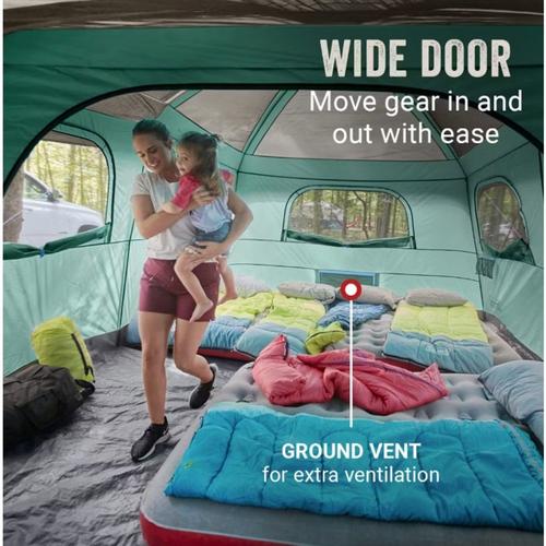 Coleman Skylodge 12-Person Camping Tent With Screen Room - Primary Image