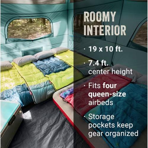 Coleman Skylodge 12-Person Camping Tent With Screen Room - Primary Image