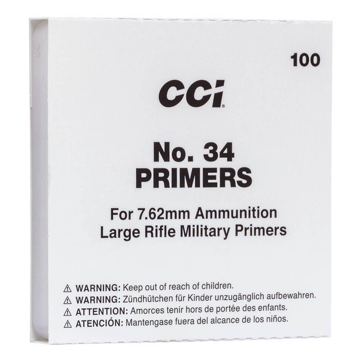 CCI Mil-Spec No. 34 /7.62mm Large Rifle Primer Brick | SCHEELS.com
