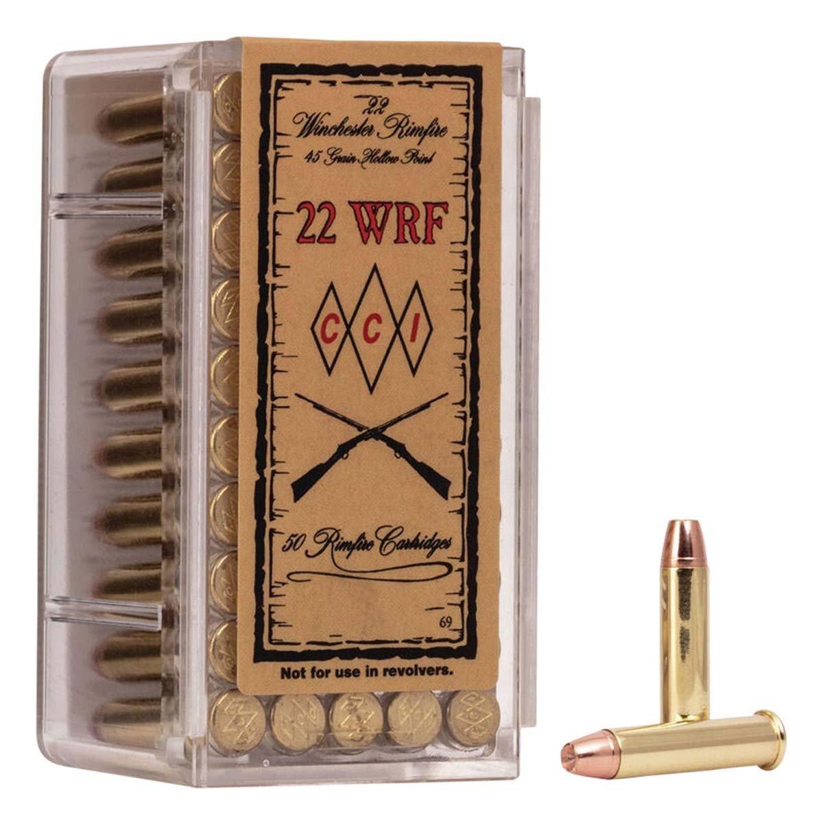 CCI Winchester Rimfire JHP 50 Round Box 22 WRF Rimfire Ammunition 40 ct.
