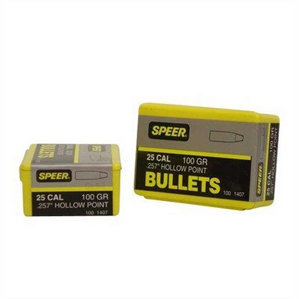 SPEER Varmint Hollow Point 25 Caliber Rifle Bullets