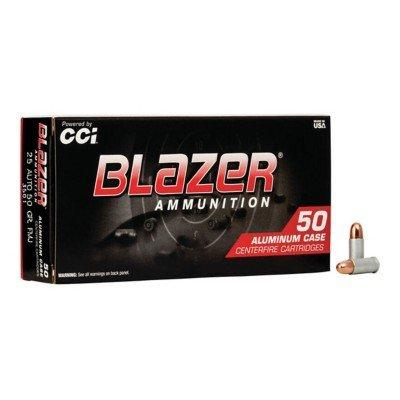 Blazer Ammunition Blazer Aluminum FMJ 25 ACP Handgun Ammunition 50 Round Box