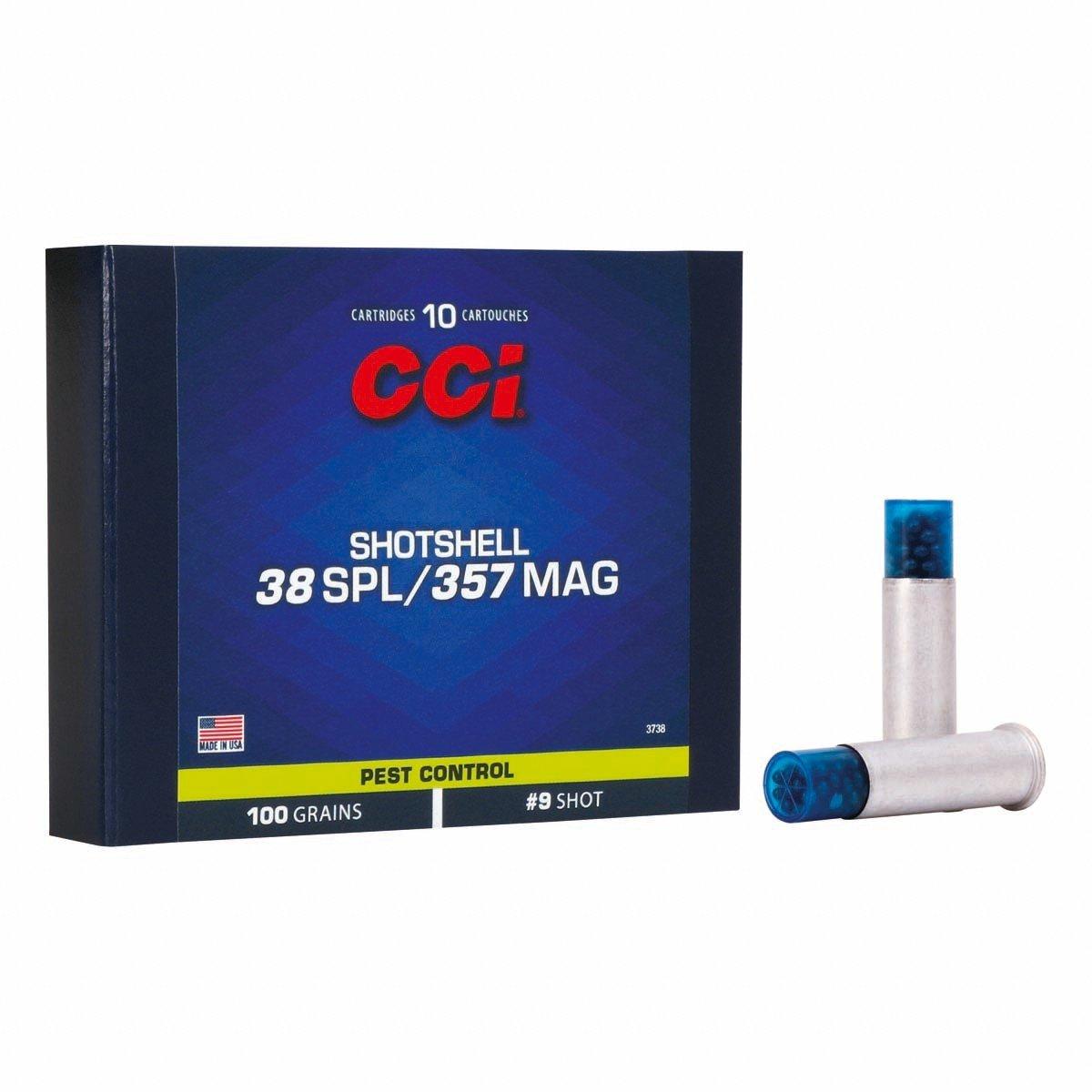 CCI Pest Control Shotshell 38 Special/357 Magnum Handgun Ammunition 10 ...