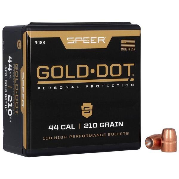 Speer Gold Dot Personal Protection 44 Caliber HP Handgun Bullets