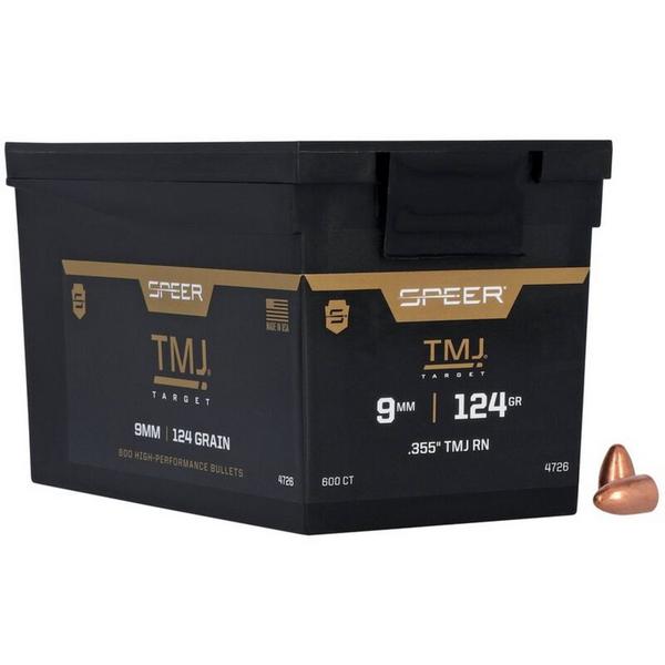 SPEER TMJ Target 9mm Pistol Bullets