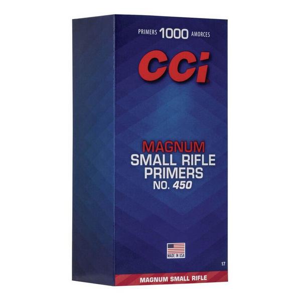 CCI 450 Magnum Small Rifle Primer Brick
