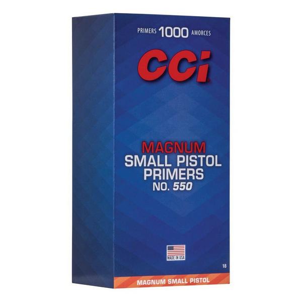 CCI Magnum Small Pistol No. 550 Primer Brick