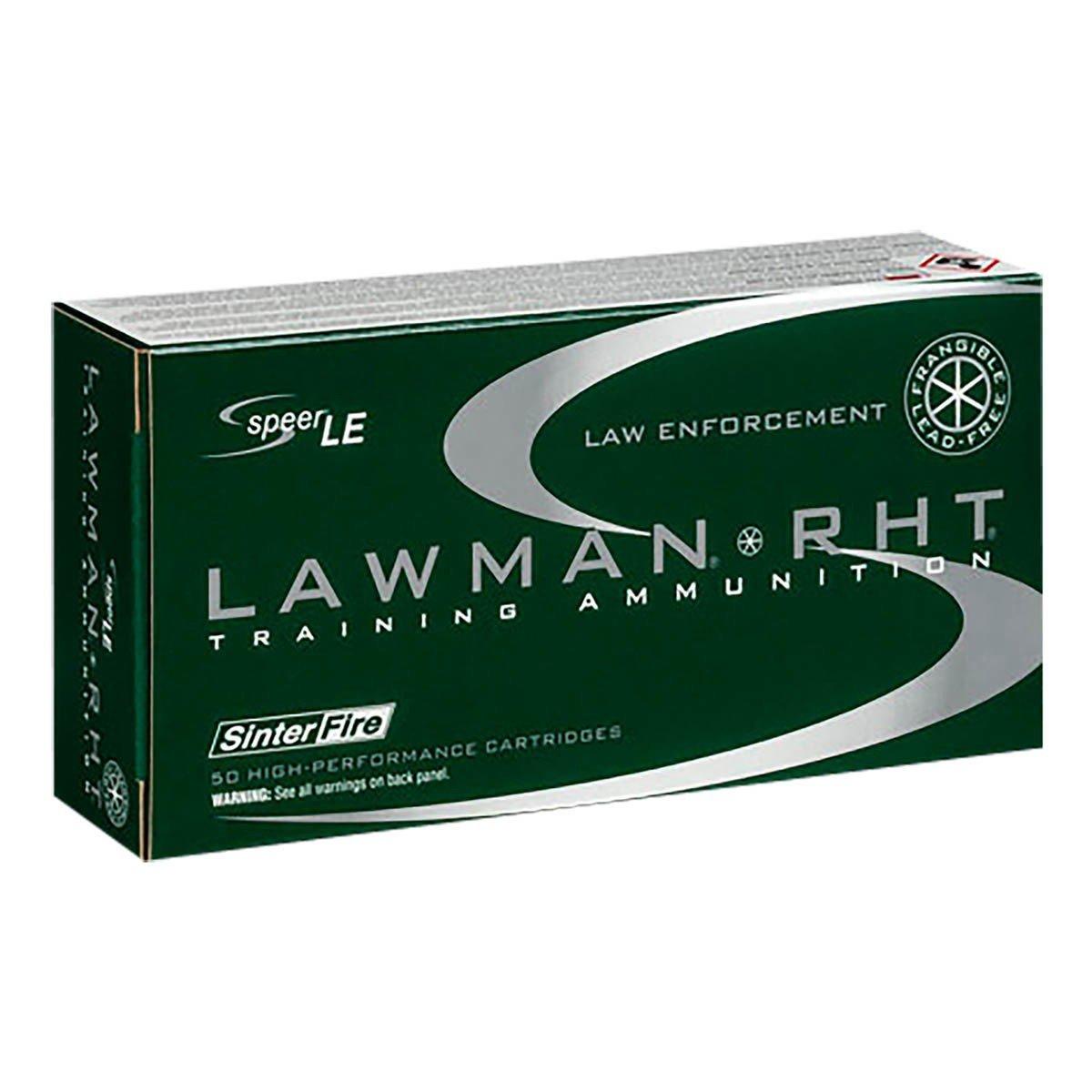 Speer Lawman Training RTH SinterFire Frangible 40 S&W Handgun Ammunition 50 Round Box