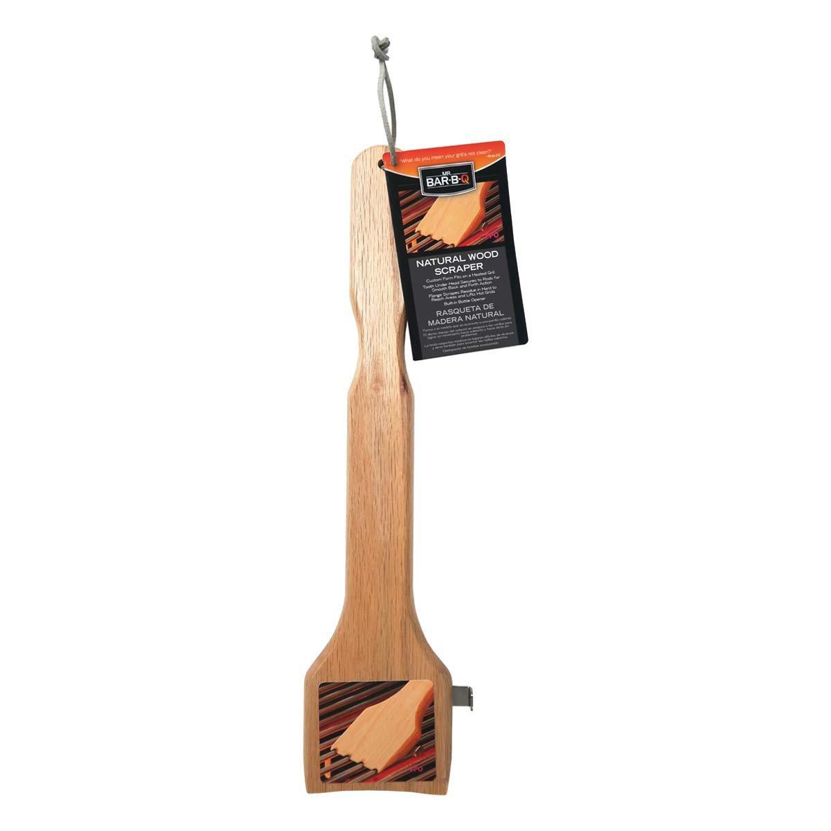Mr. Bar-B-Q Natural Hardwood Scraper - Mr. Bar-B-Q