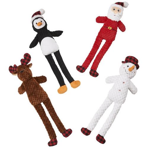 SPOT Holiday Plaid Long Legs Dog Toy - Primary Image