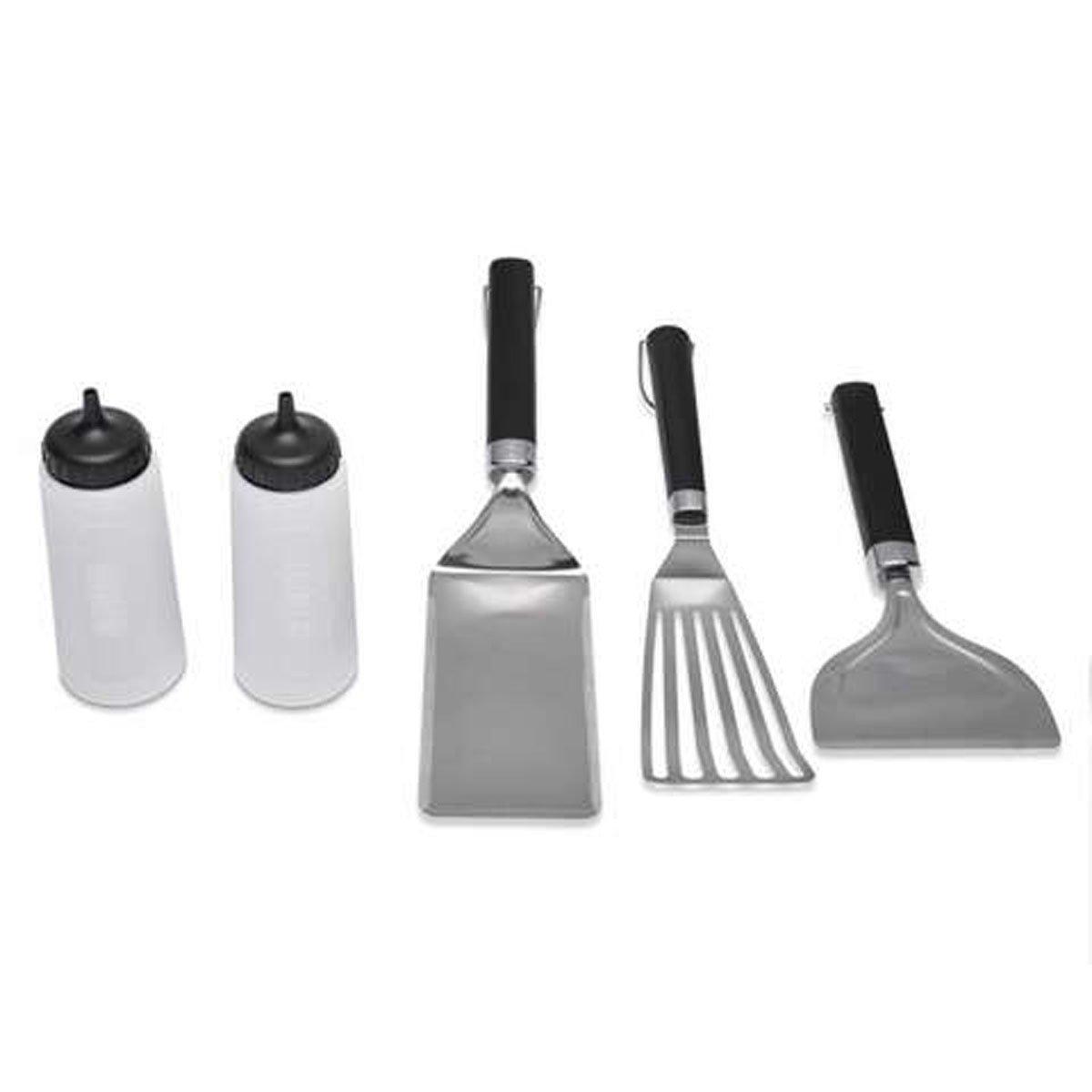 Weber Stainless Steel Flat Top Set - 5 Piece - Weber