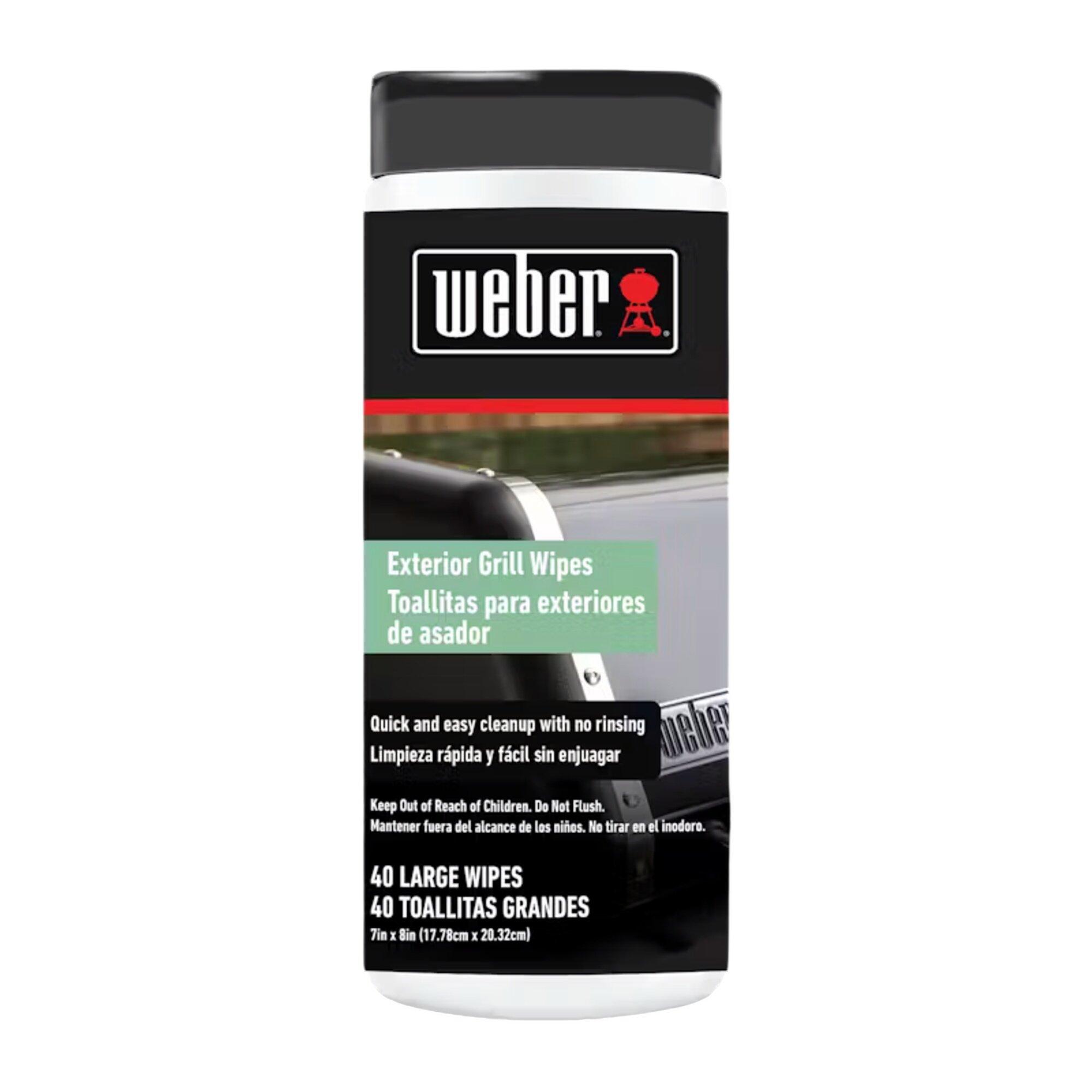 Weber Exterior Grill Wipes 40 Count - Weber