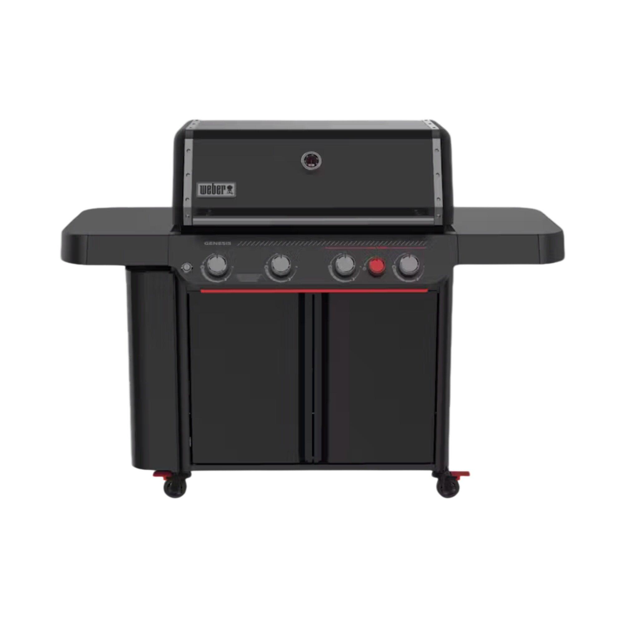Weber Genesis E-430 Liquid Propane Gas Grill Stealth Edition - Weber