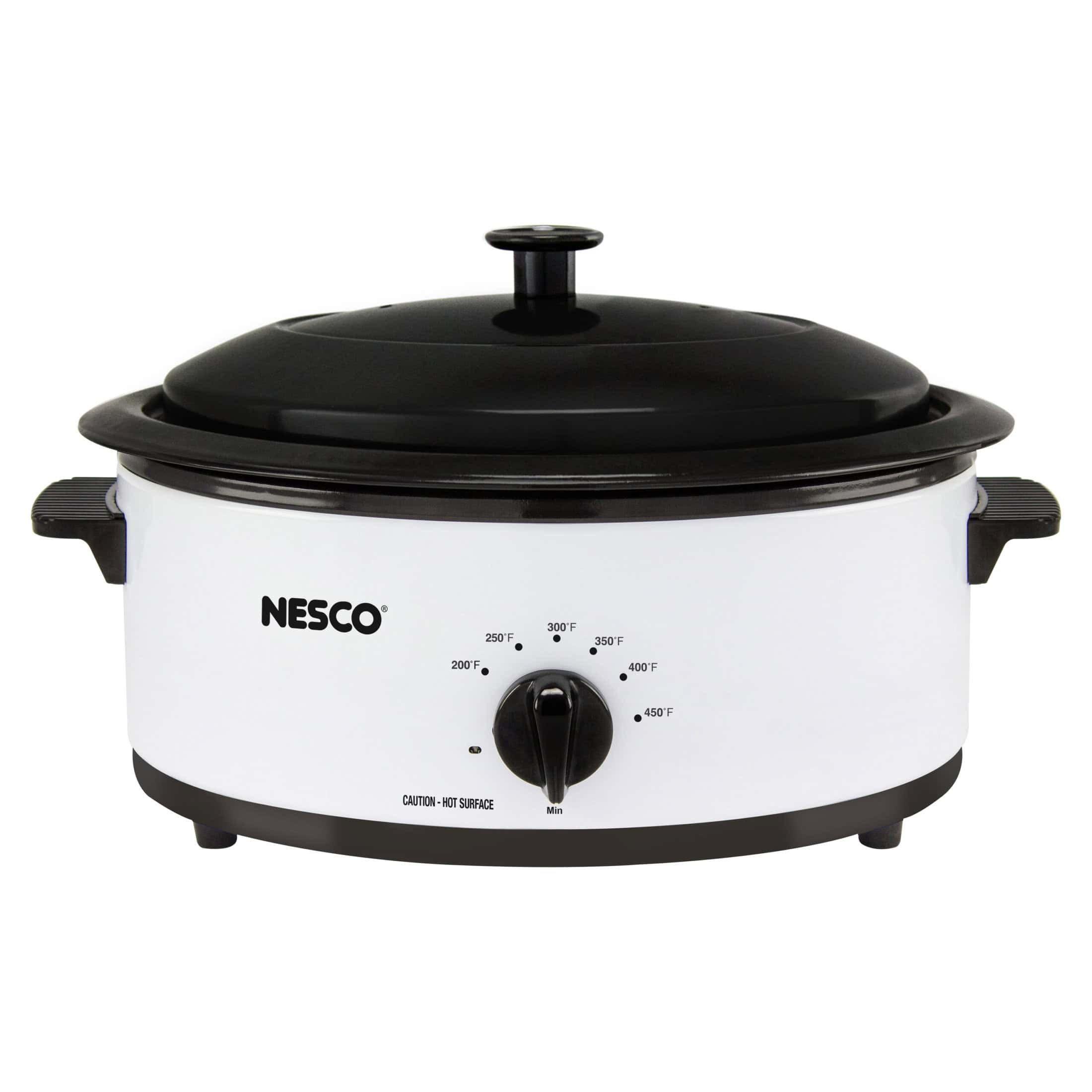 Nesco 6 Quart White Roaster - NESCO