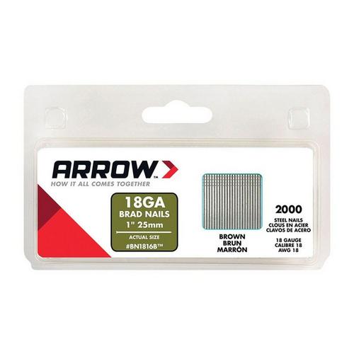 Arrow 1 in x 18 Ga Brad Nails - 2000 Count - Primary Image