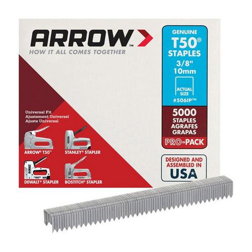 Arrow 3/8 in T50 Staples - 5000 Count - Primary Image