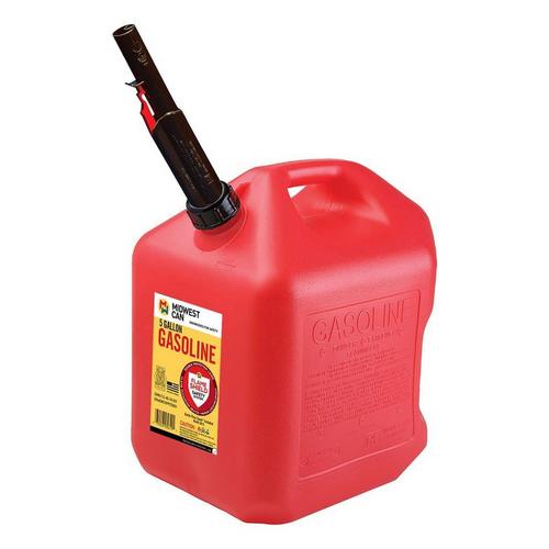 Midwest Can Flame Shield Safety System Plastic Gas Can 5 gal - Primary Image