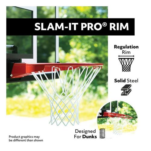 Lifetime 54” Acrylic Portable Pump Adjust Basketball Hoop - Primary Image