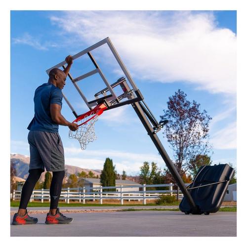 Lifetime 54” Acrylic Portable Pump Adjust Basketball Hoop - Primary Image