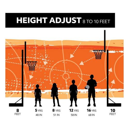 Lifetime Fusion 50" In Ground Basketball Hoop - Primary Image