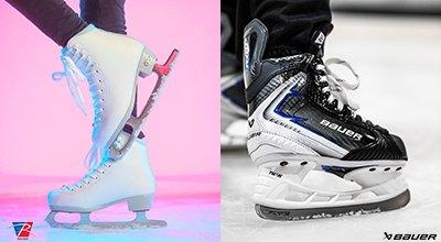 Hockey Skates vs. Figure Skates: What's the Difference?