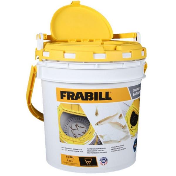 FRABILL Drainer Bait Bucket 2 Gallon