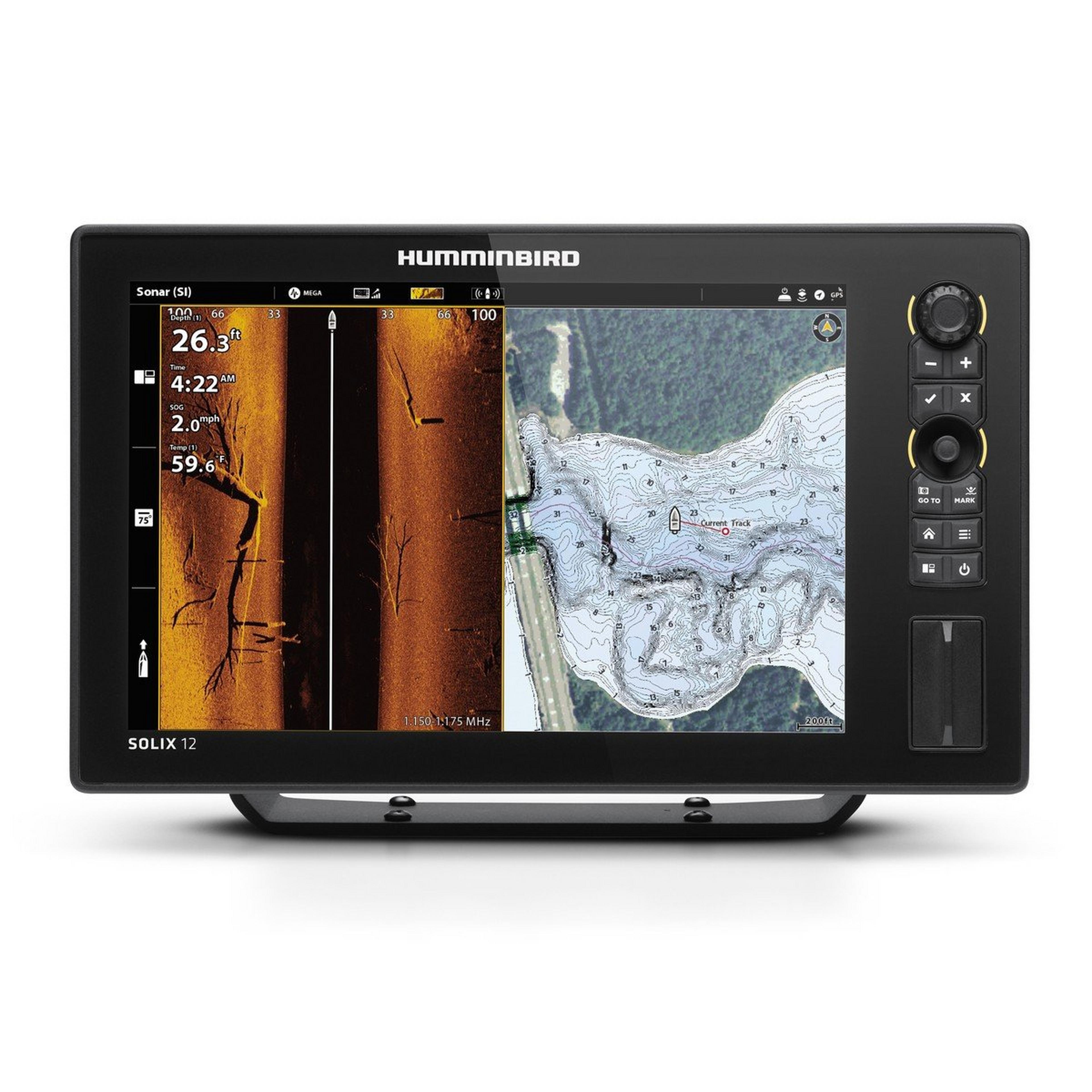 Humminbird Solix 12 MSI+ G3 Fish Finder -CHO - 