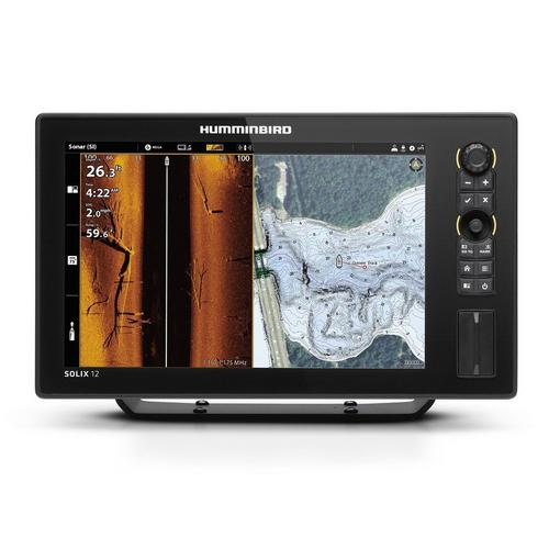 Humminbird Solix 12 MSI+ G3 Fish Finder with XM 14 HW MSI T Transducer - Primary Image