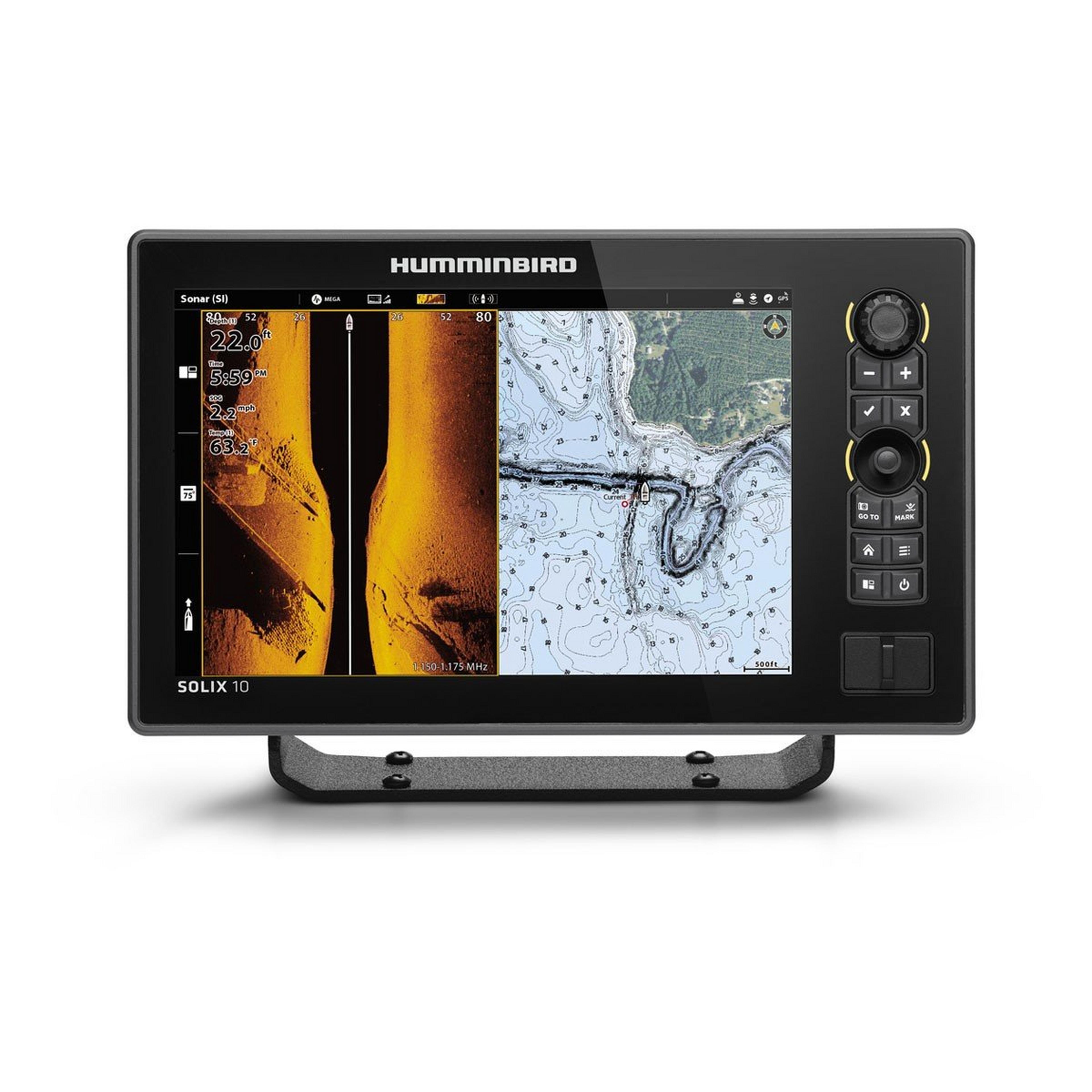 Humminbird SOLIX 10 MSI+ G3 Fish Finder with XM 14 HW MSI T Transducer - 