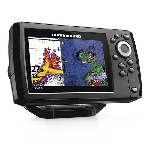 Humminbird Helix 5 DSC GPS G3 Fish Finder with XNT 9 HW T Transducer - Primary Image