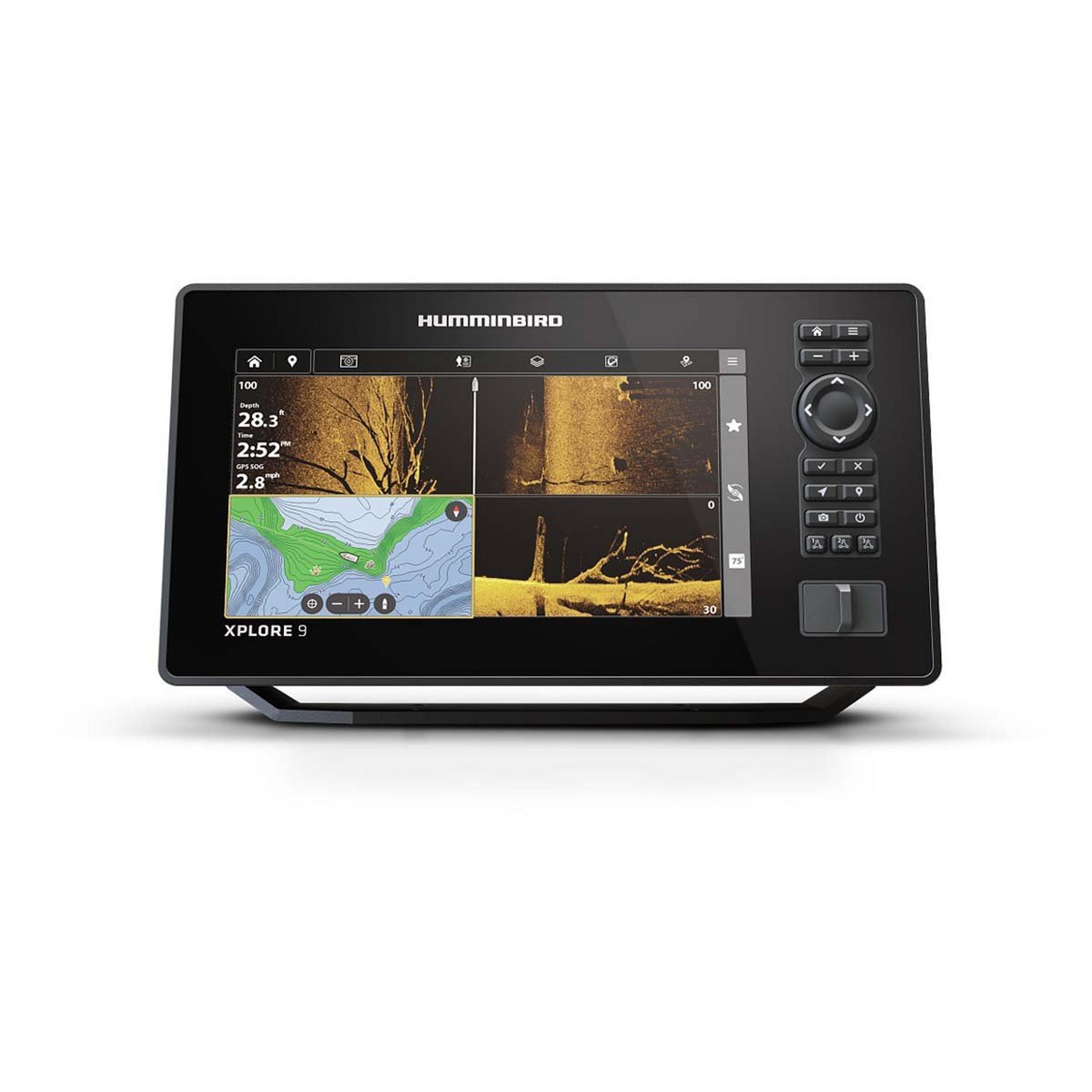 Humminbird XPLORE MSI+ Fish Finder with XM 14 HW CMSI T Transducer