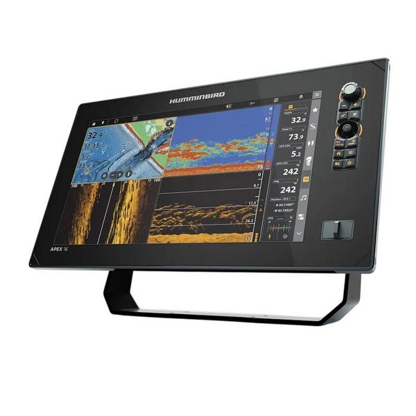 Humminbird Apex 16 MSI+ Chartplotter CHO with LakeMaster/CoastMaster Map Card