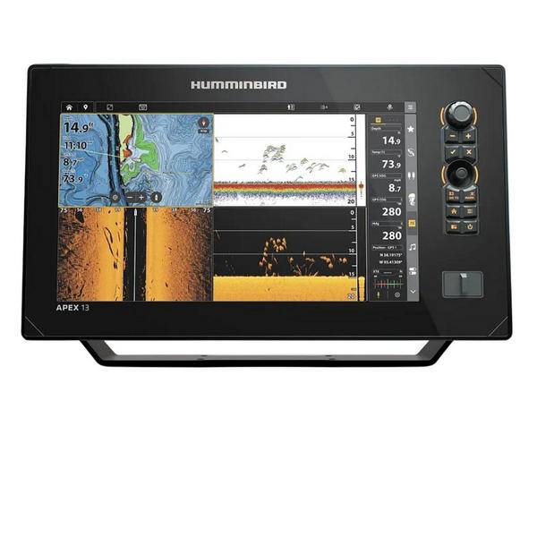 HUMMINBIRD Apex 13 MSI+ Chartplotter CHO with LakeMaster/CoastMaster Map Card