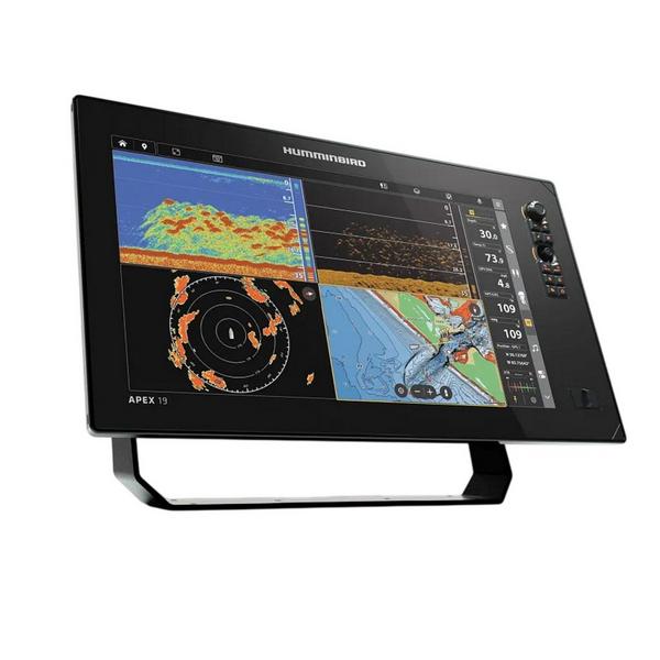 Humminbird Apex 19 MSI+ Chartplotter with LakeMaster/CoastMaster Map Card and Transducer