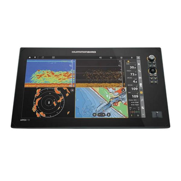 Humminbird Apex 19 MSI+ Chartplotter CHO with LakeMaster/CoastMaster Map Card