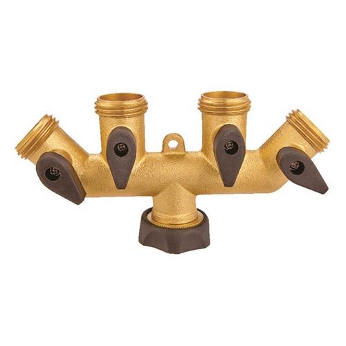 Ace Brass Threaded Female/Male Garden Hose Manifold - Primary Image