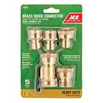 Ace Brass Threaded Quick Connector Hose Set - Thumbnail 1 of 2